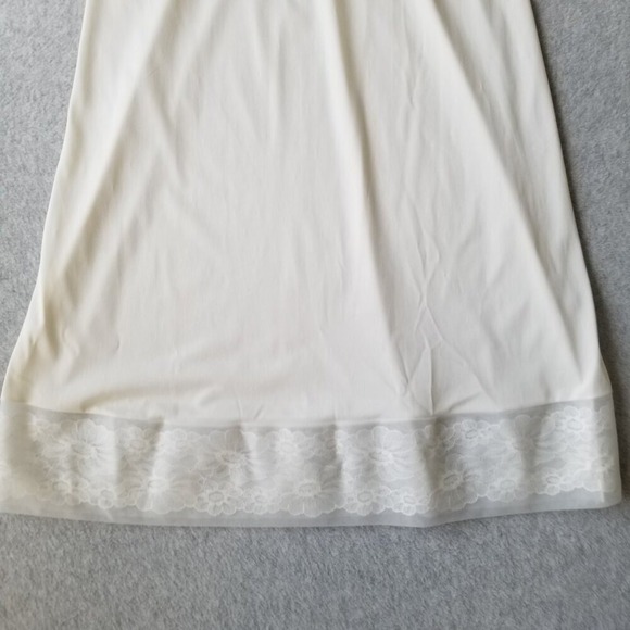Vanity Fair Womens Vintage Slip Ivory Lace Trim Midi Dress USA Fairy Sz 36 - Picture 8 of 15